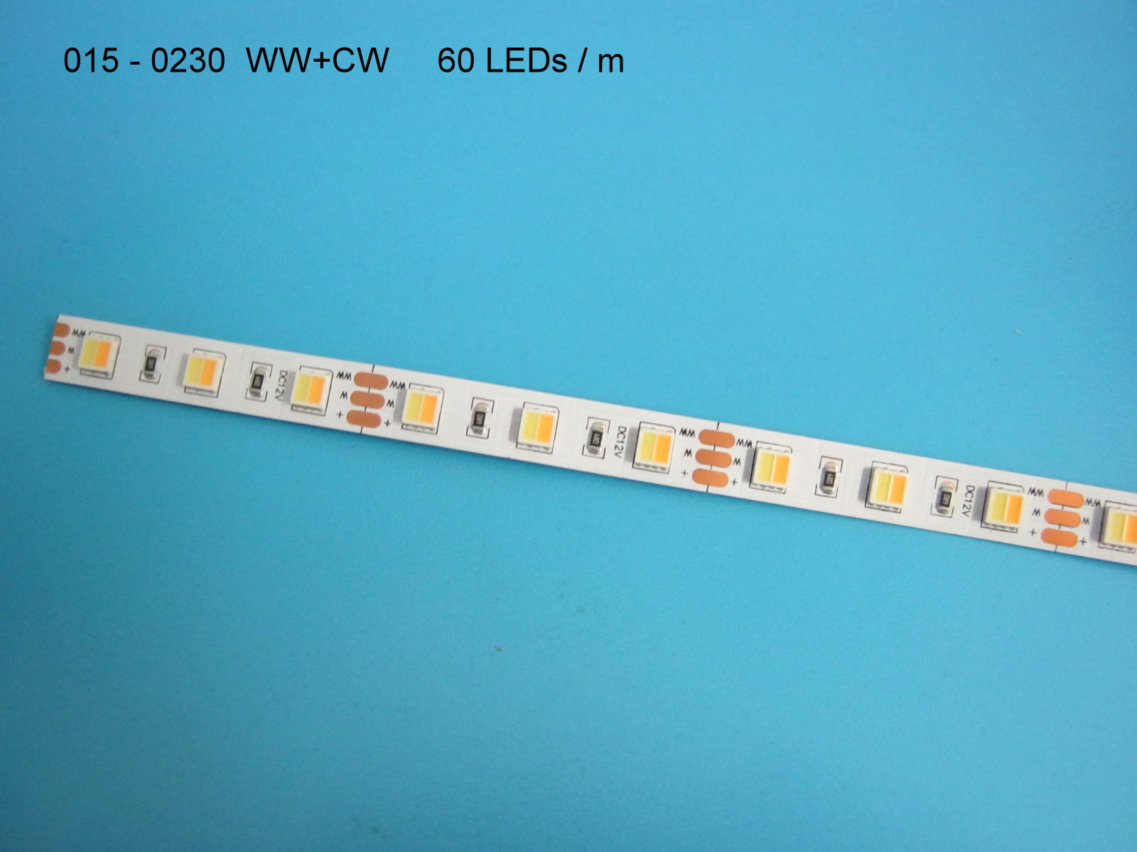 015 - 0230 WW+CW – 60 LEDs / m